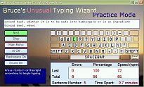 Bruce's Unusual Typing Wizard