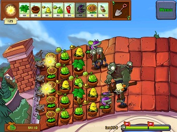Plants vs. Zombies vzhled hry