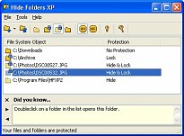 Hide Folders XP 