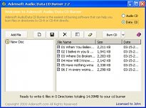 Adensoft Audio/Data CD Burner