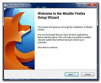 Mozilla Firefox - Inštalácia programu