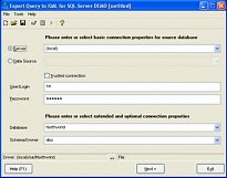Export Query to XML for SQL server Professional