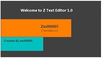 Z Text Editor