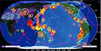 Mapa so zemetraseniami
