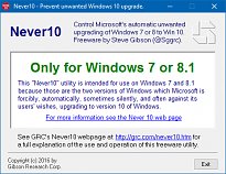 Sekcia pre Windows 7 a 8.1
