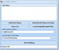 FLAC Splitter Software
