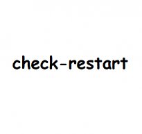 check-restart