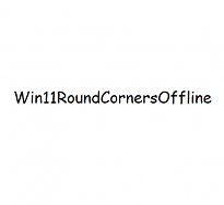 Win11RoundCornersOffline